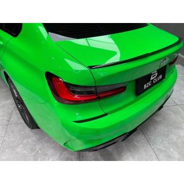 Self Adhesive PET Apple Green Car Vinyl Wrap