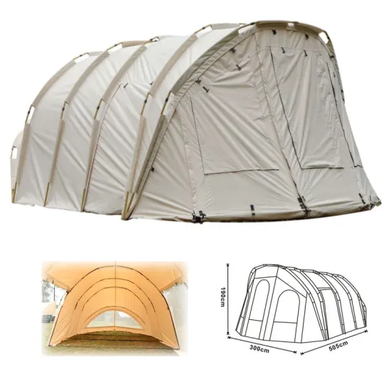 3-4 Person Family Cabin Tent: Waterproof Camping Tunnel Tent for Hiking and Outdoor Use
