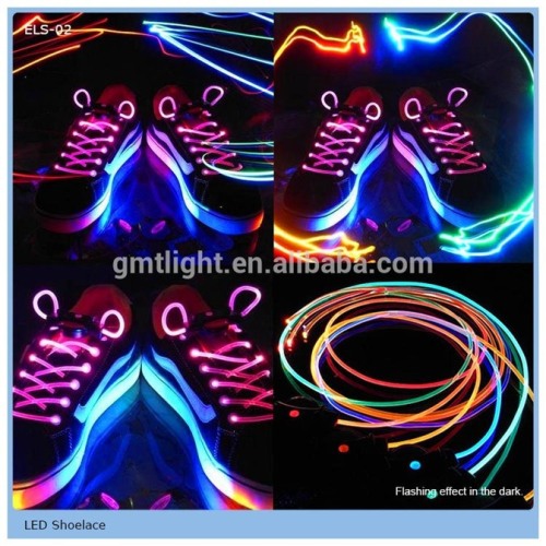 unique fiber optic fashion shoelace