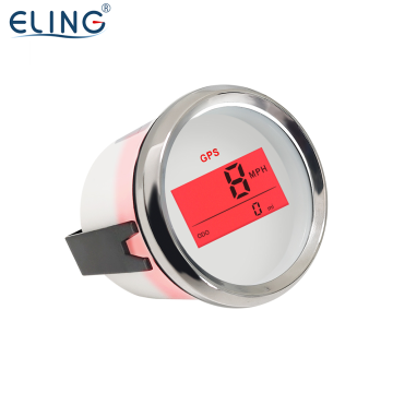 ELING 52mm Digital GPS Speedometer with Red Backlight for 12/24V Vehicles
