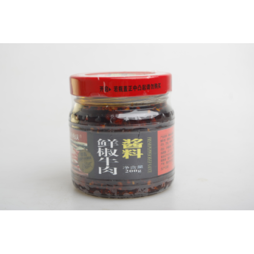 Fresh pepper beef sauce