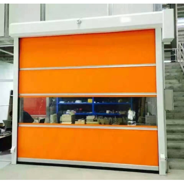 Kawalan Jauh PVC Modern Fast Rolling Door