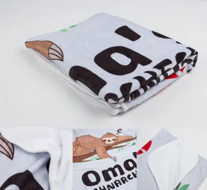 Digital Print Mommy Flannel Blanket