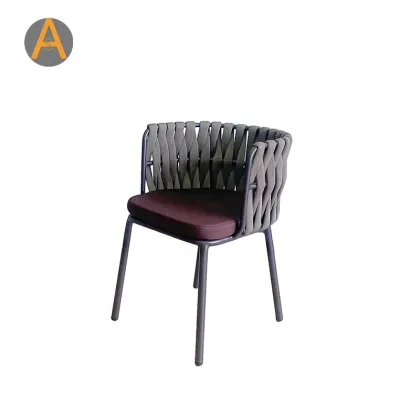 Rope Chair for Outdoor Dining and Balcony