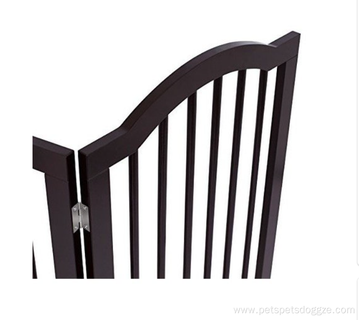 Pet Gate with Arched 4 Panel Fence