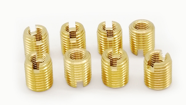 High Quality Stainless Steel 302 Fastener Self-Tapping Thread Insert Thick-Wall Slotted Type