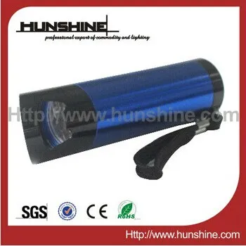 aluminum bottle opener 9 led multifunction swat flashlight