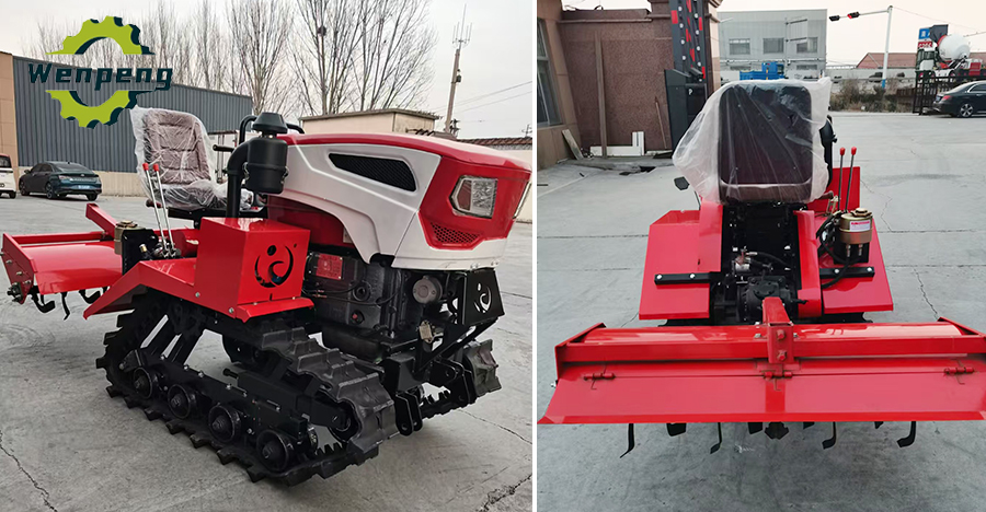 Photo of 35HP agricultural crawler rotary tiller