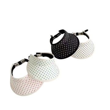 Customizable Polka Dot Breathable Children's Sun Hat