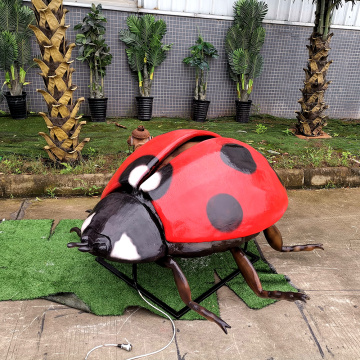 Giant animatronic ladybug at Wetland Park