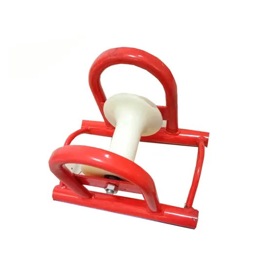 Electric power cable pulley aluminum cable pay-off roller