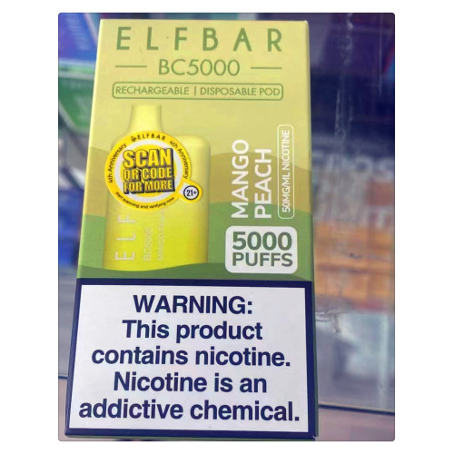 Elf Bar Bc5000 Puffs Disposable Kit In America