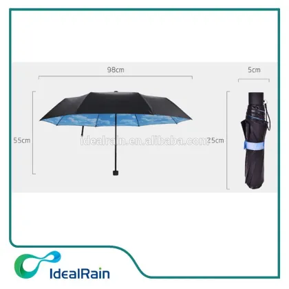 Innovative pongee sky with clouds sunshade decoration umbrella
