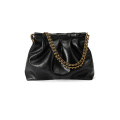 Chain Tote Bag for Women Cowhide Single-Shoulder Bag