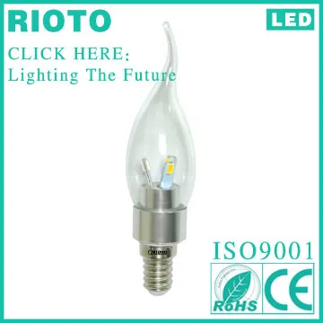2014 New!!! High Quality E14 3W Led Candle Light