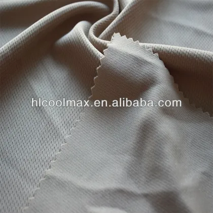 50%polyester 50%coolmax knit mesh fabric