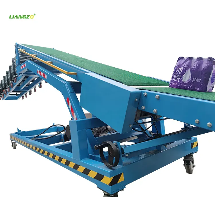 Liangzo PVC Belt Conveyor System for Container Loading and Unloading
