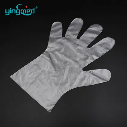 Transparent plastic glove for food Grade Plastic Gloves