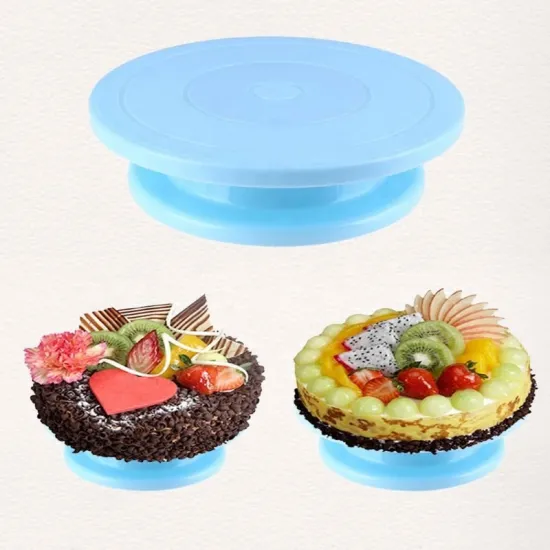 BPA-Free Hot Selling Anti-Slip Rotating Cake Decorating Turntable