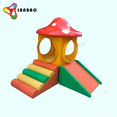 New Design Amusement Park Mushroom House Soft Play Equipment for Indoor Baby Playgrounds