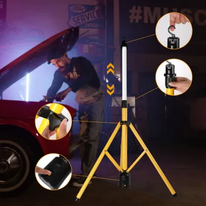 Rechargeable Multifunctional Work, Site, and Tube Light: The Ultimate Lighting Solution