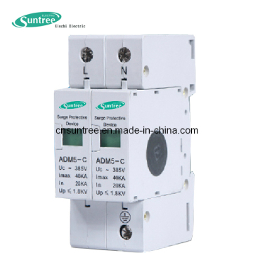 Surge Arrester 2p, 10ka-20ka, 220V Single Phase, Surge Protective Device, SPD