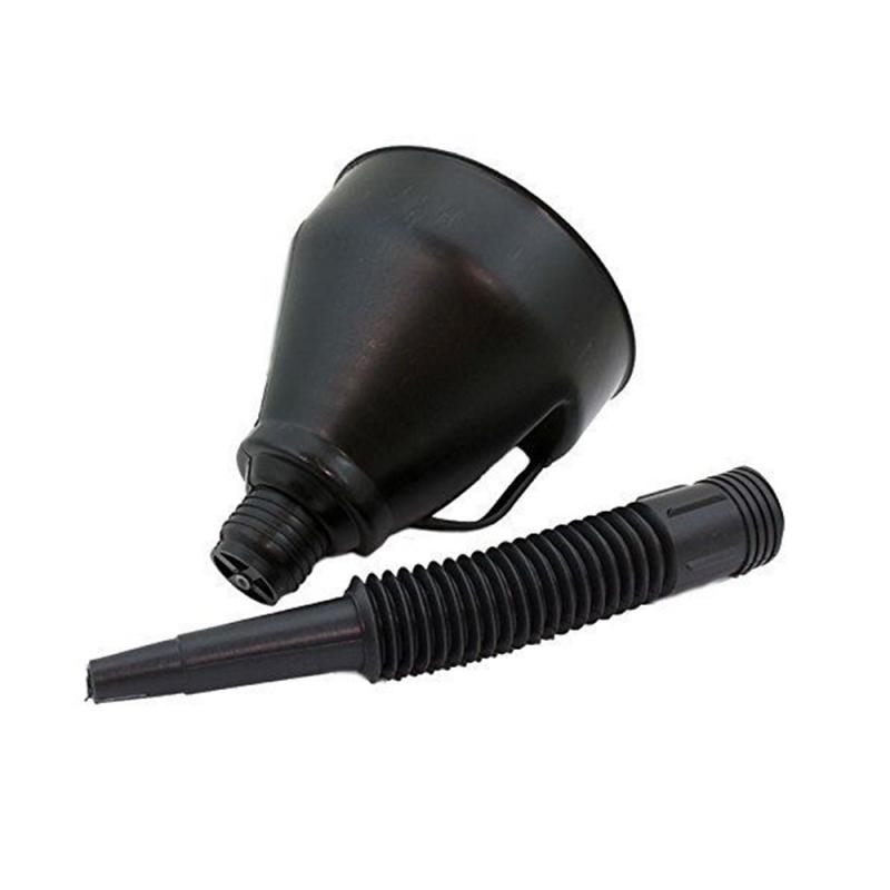 Motorcycle Car Funnel Thicken Refueling Long Mouth Funnel Gasoline Engine Oil Detachable Spout Convenient Anti-leaking Filler
