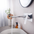 All copper concealed basin splash-proof faucet
