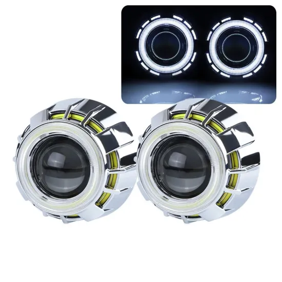 2.5 Inch LED Angel Eyes HID Bi-Xenon Projector Lens Light