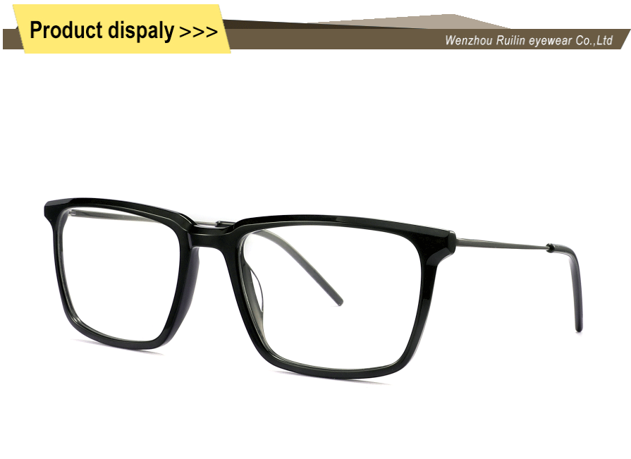 Optical Frames Full Rim Acetate Metal Combo