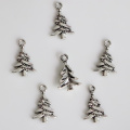 Antike überzogene Weihnachtsbaum Charms Anhänger für Schmuckherstellung DIY Craft Charm Handmade