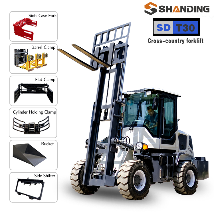 4x4 Off-road Forklift Rough Terrain Diesel Forklift