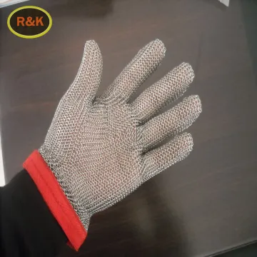 Kitchen stainless steel safety hand gloves