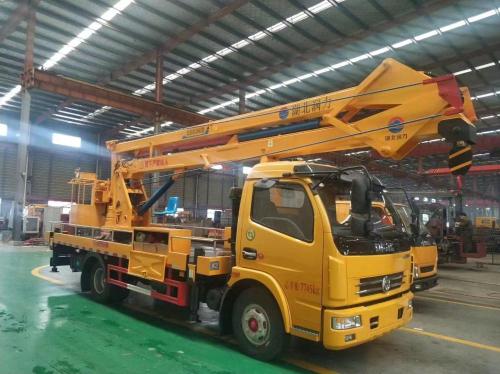 18m DongFeng folding arm altitude operation truck