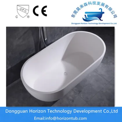 Luxury freestanding stone tub