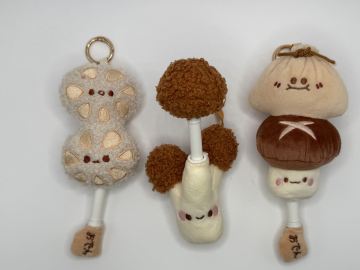 Cute Vegetable Plush Companion Pen for Office and Home