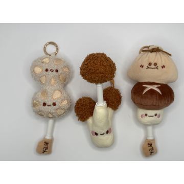 Lindo bolígrafo de peluche vegetal para oficina y hogar