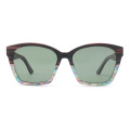 Shell Wooden Polarized Sunglasses