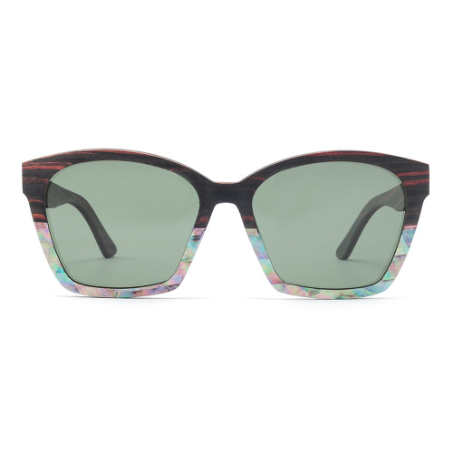 Shell Wooden Polarized Sunglasses