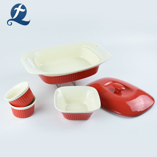 Partihandel Hem Anpassad Keramisk Bakeware Set