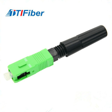 SC APC Waterproof Fast Connector for FTTH Quick Assembly Fiber Optic Connector