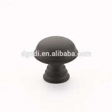 Custom Machining Plain Surface Knob, Knurled Edge Knob, Oil Rubbed Bronze Knob for Furniture Handles