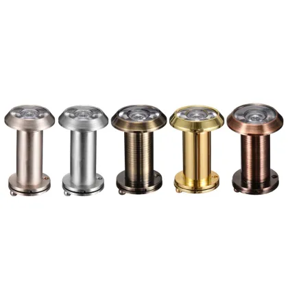 200 Degree Wide Viewing Angle Peephole Security Door Viewers Hole Hidden Peephole Adjustable Glass Lens Hardware Tools