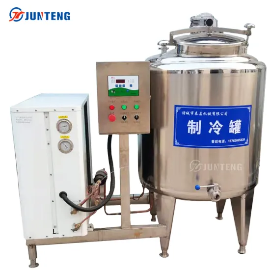 Junteng Stainless Steel Jacketed Storage Dairy Tank for Fresh Milk Cooling