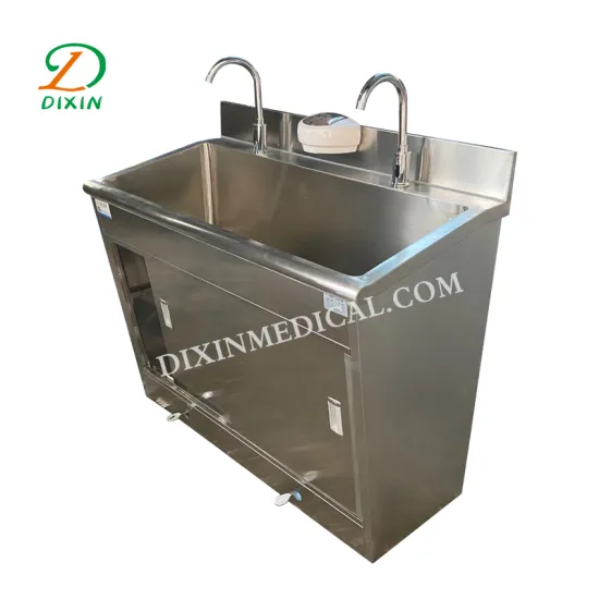 Stainless Steel Hand Sink In Hospital ICU Room