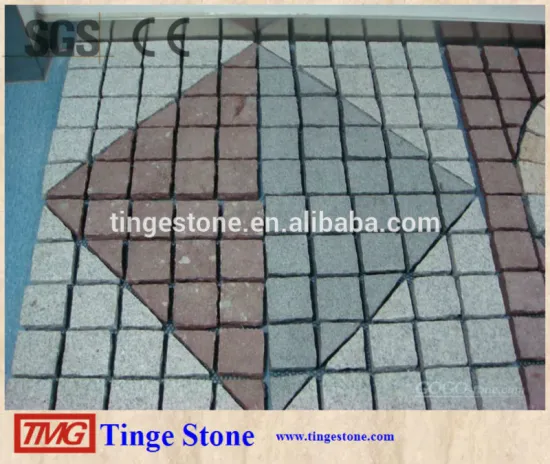 Granite cubes paving stone square shape for street
