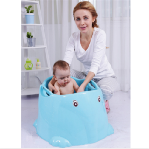 Cartoon Plastic Infant Deep Bathtub With Seat