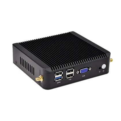 New 4 Lan 4 USB Qotom-Q190G4 celeron J1900 Quad Core firewall Multi-function home router Pfsense box