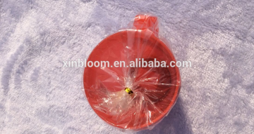 fashion super light colorfulpromotional plastic tooth mug ,small volume pp waist cup
