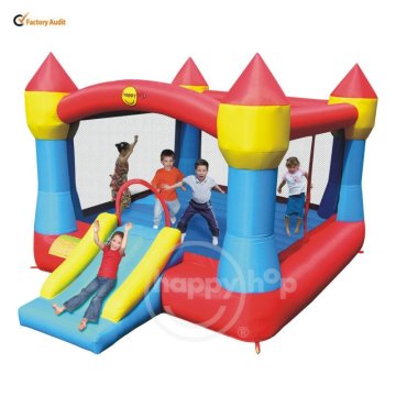 Happy hop Super Inflatable castle-9217 Super Castle Bouncer with Slide
